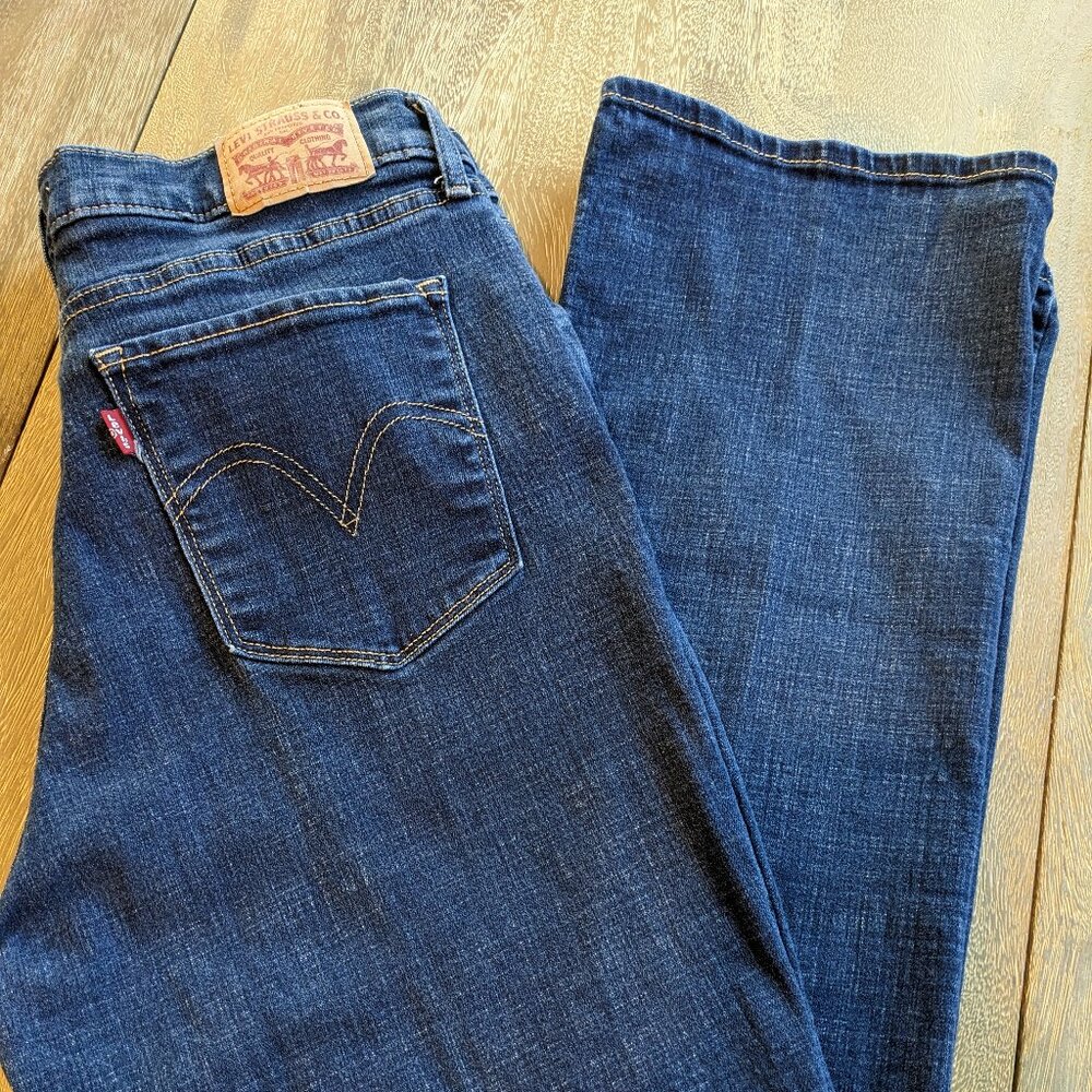 Levis Strauss & Co. Denim Blue Jean Classic Wide Hem Bootcut Size 12, W31 L32